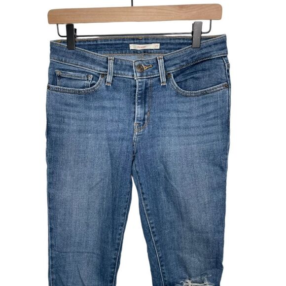 Levi’s 711 Skinny Jeans with Raw Hem - Picture 2 of 11